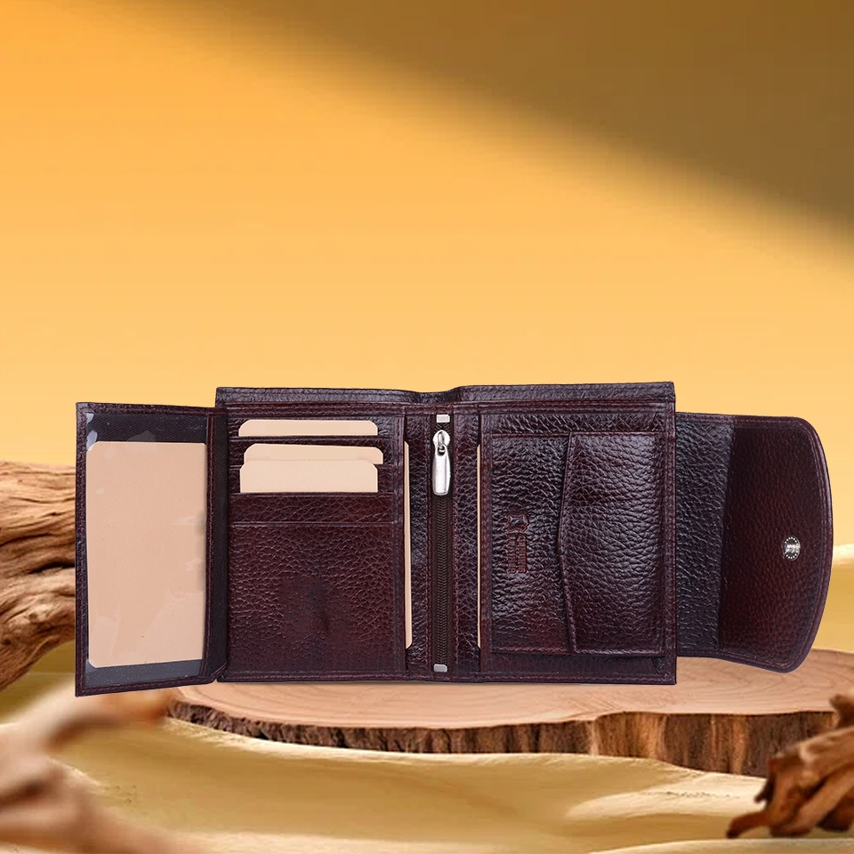 Men's Leather Wallet (Tan Brown)
